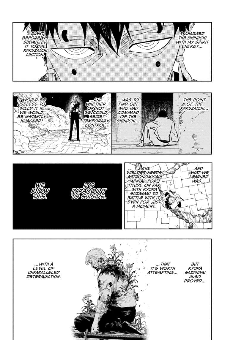 Kagurabachi Manga Chapter 94 page 16 - The Second Arrow scene