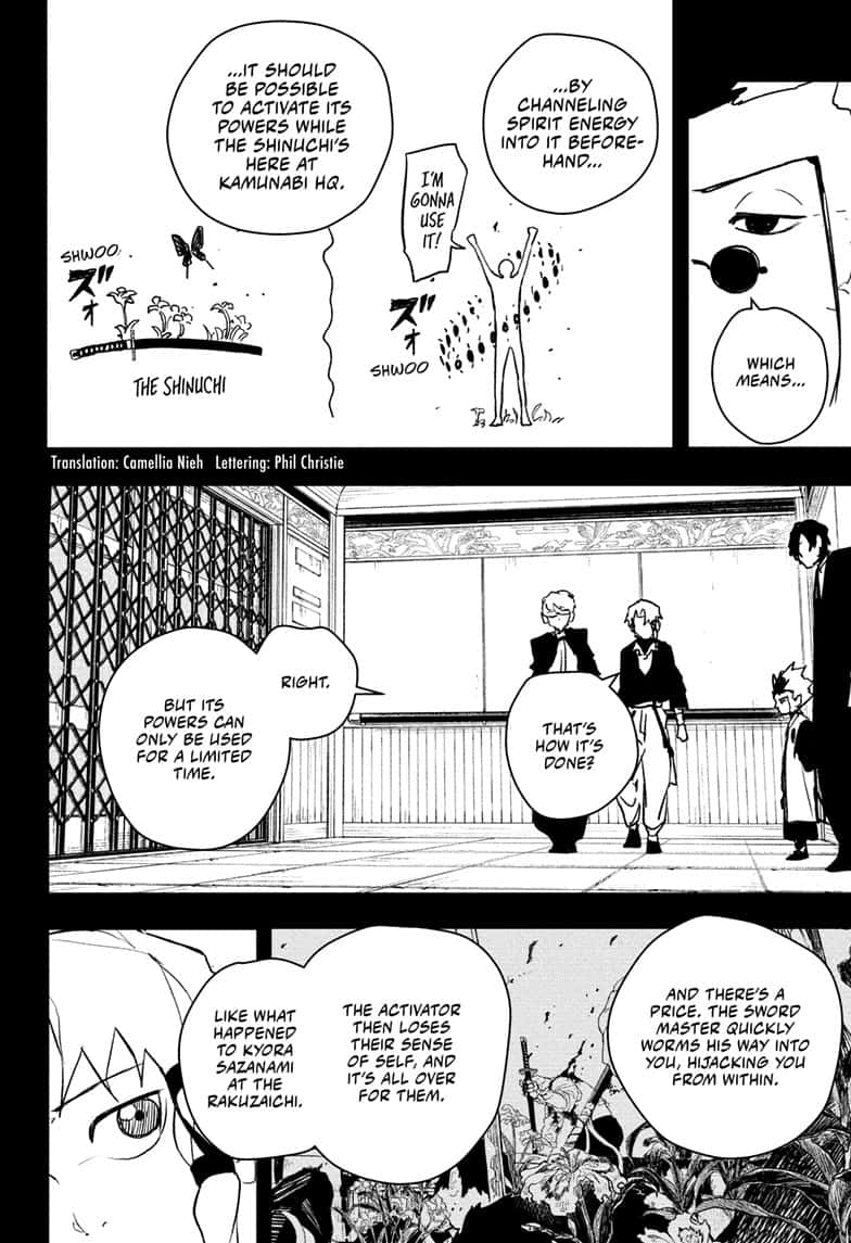 Kagurabachi Manga Chapter 94 page 2 - The Second Arrow scene