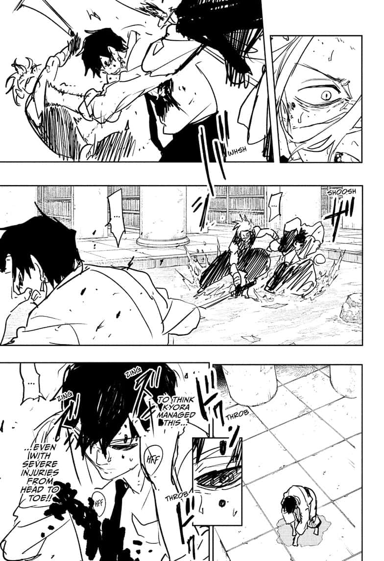 Kagurabachi Manga Chapter 95 page 13 - Flood scene