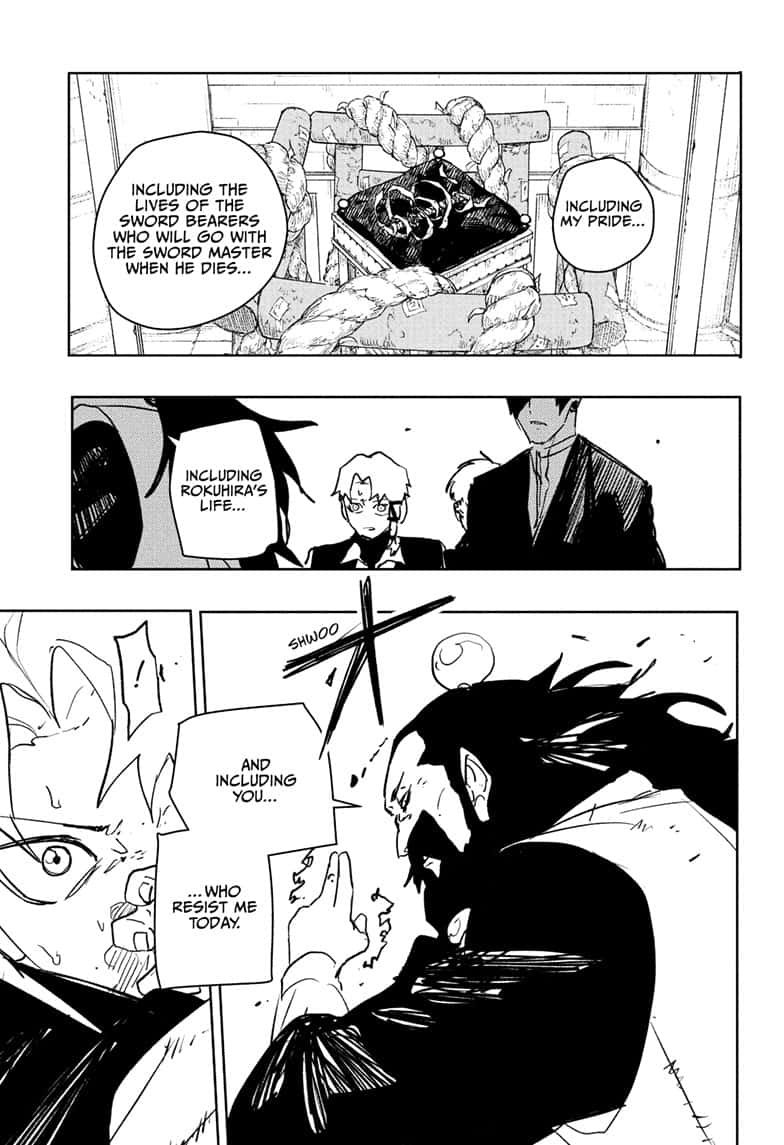 Kagurabachi Manga Chapter 95 page 9 - Flood scene