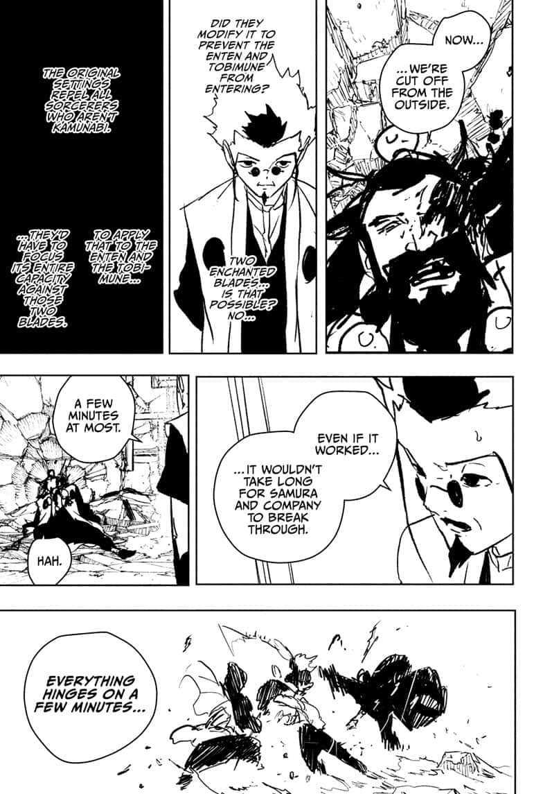 Kagurabachi Manga Chapter 96 page 10 - Urgency scene